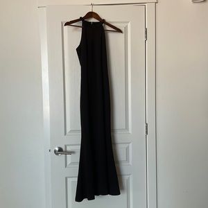 Black tie formal black dress